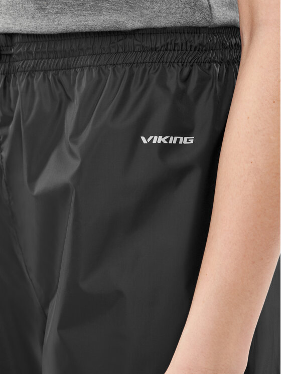 Viking Viking Spodnie przeciwdeszczowe Rainier Lady Czarny Regular Fit