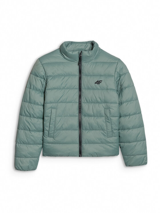 4F 4F Kurtka puchowa 4FJWSS25TDJAM520-41S Zielony Regular Fit