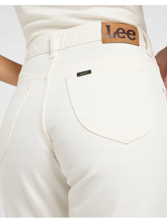 Lee Lee Jeansy RIDER CLASSIC Biały