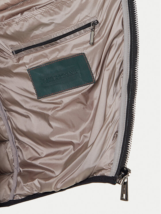 Milestone Milestone Μπουφάν δερμάτινο MSHendrik 531040 60710 Πράσινο Regular Fit