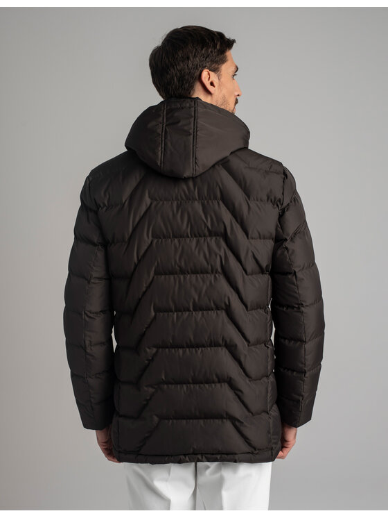 Borgio Borgio Kurtka zimowa recale_br Brązowy Regular Fit