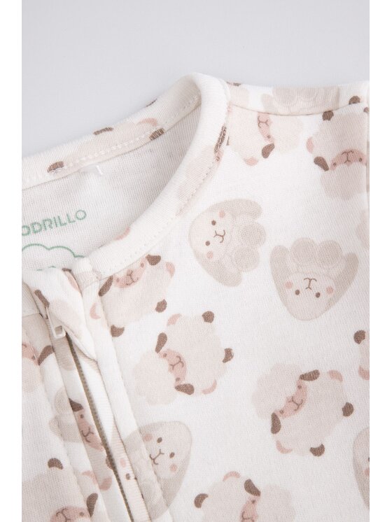 Coccodrillo Coccodrillo Pajac ZC5404202PJS-003 Écru Regular Fit