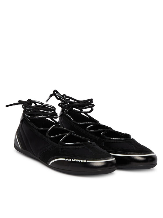 KARL LAGERFELD KARL LAGERFELD Baleríny Altia KL66111 Čierna