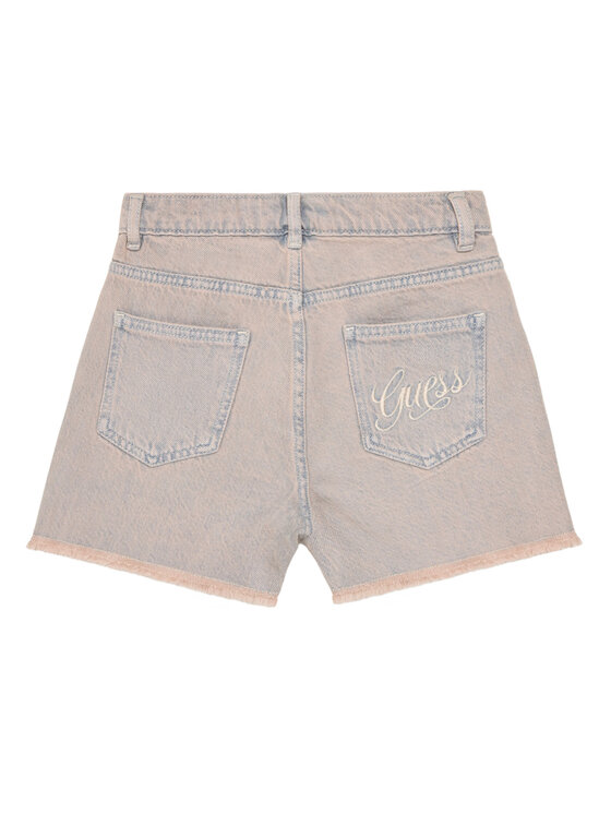 Guess Guess Džinsiniai šortai J5GD00 D5NI0 Rožinė Regular Fit