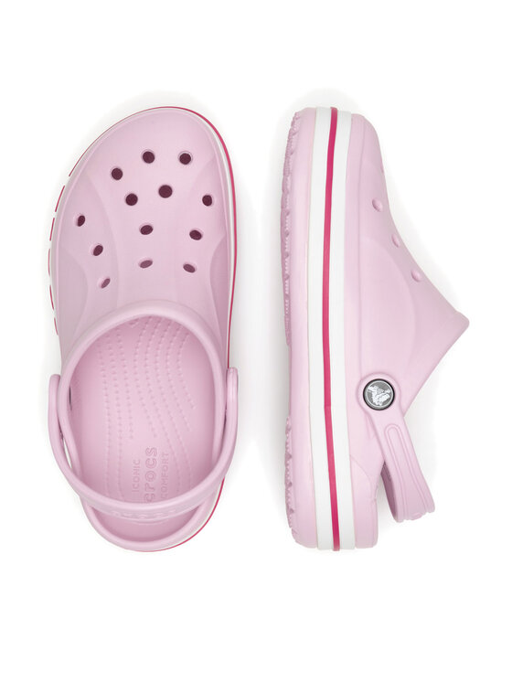 Crocs Crocs Natikači BAYABAND CLOG K 207019-6TG Roza