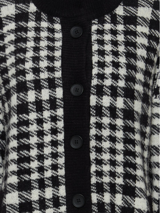 ICHI ICHI Strickjacke 20119845 Schwarz Regular Fit