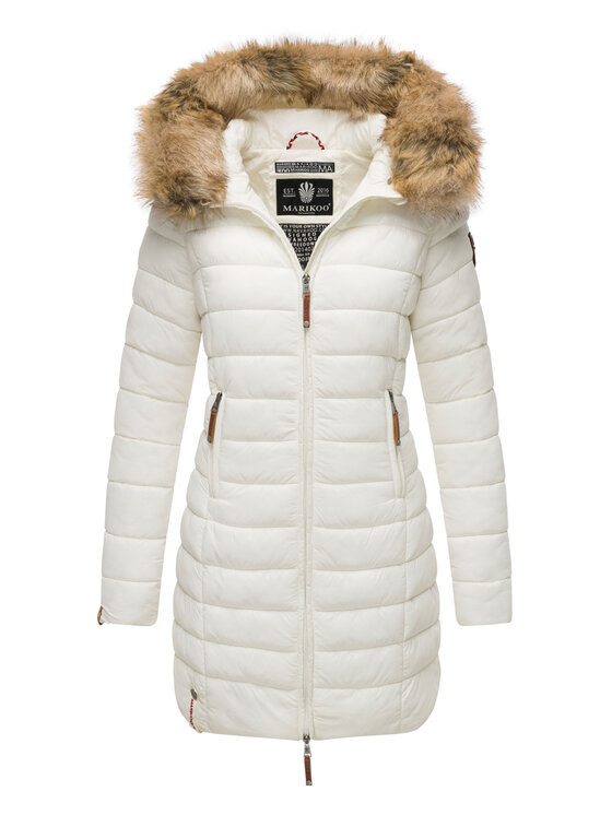 Marikoo Marikoo Kurtka zimowa Rose Biały Regular Fit