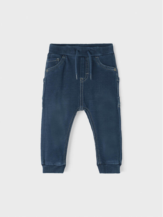 NAME IT NAME IT Auduma bikses 13204735 Tumši zils Baggy Fit