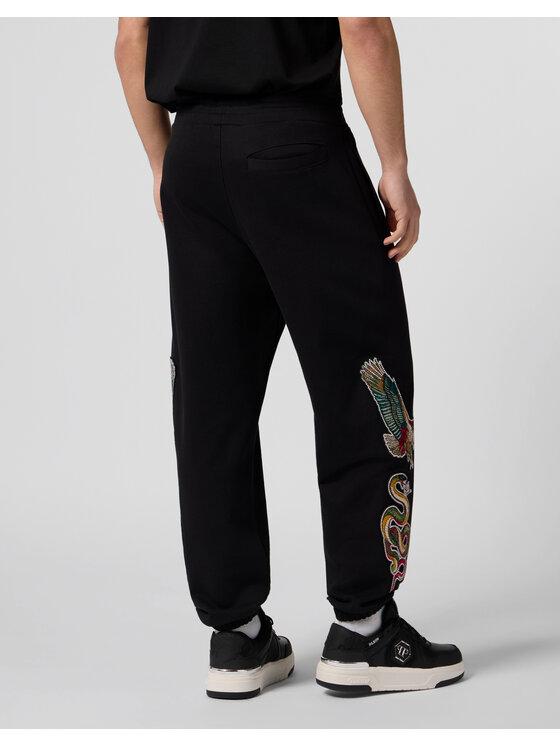 PHILIPP PLEIN PHILIPP PLEIN Spodnie dresowe 29014 Czarny Jogger Fit