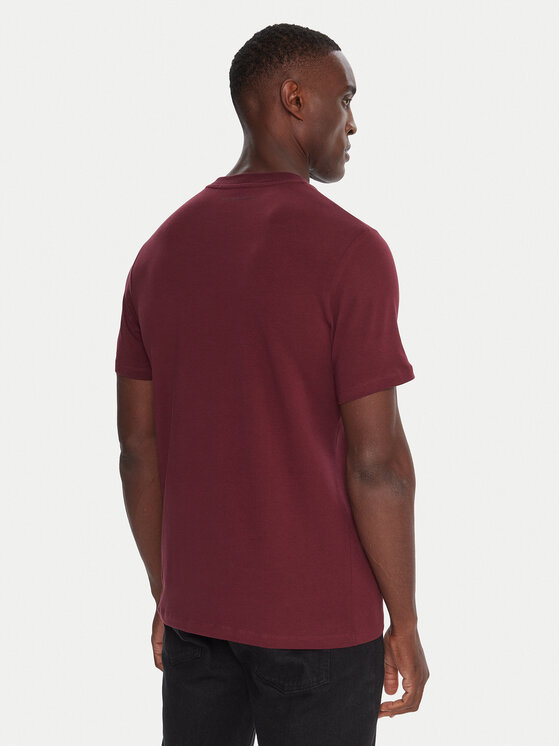 KARL LAGERFELD KARL LAGERFELD Majica 755032 554221 Bordo rdeča Regular Fit
