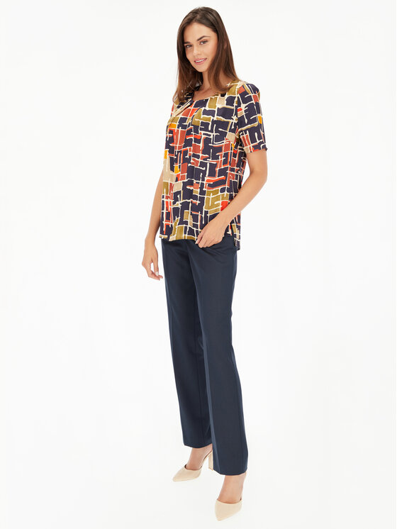 Potis & Verso Potis & Verso Bluzka Mora Kolorowy Regular Fit