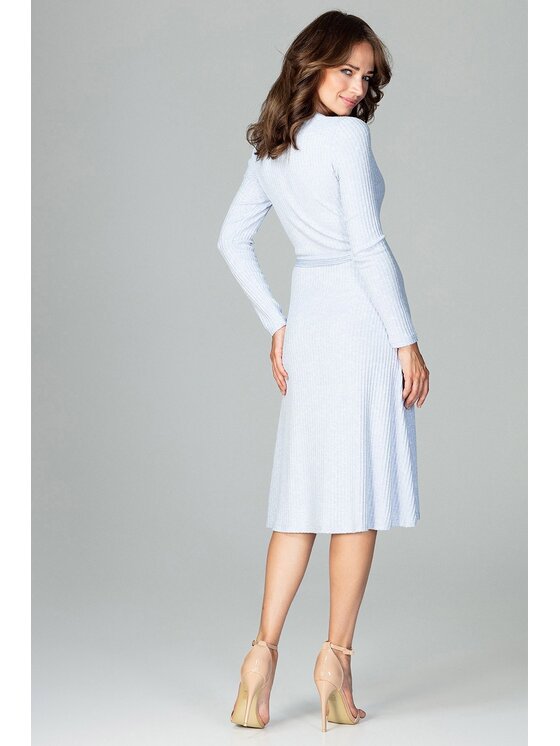 Lenitif Lenitif Vestito K465 Blu Regular Fit
