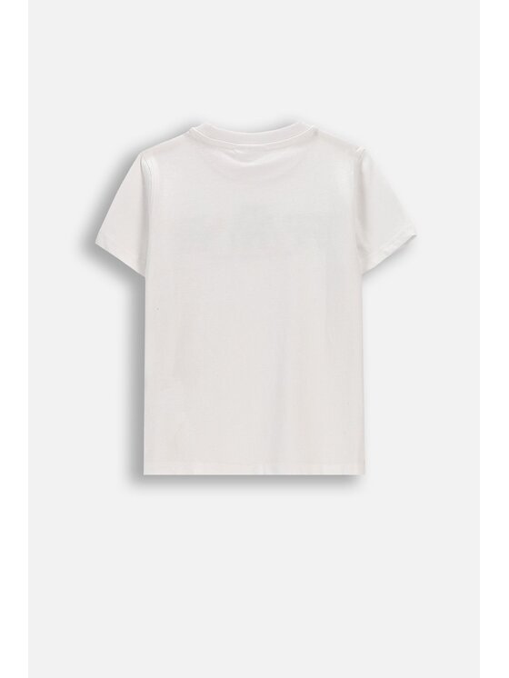 Coccodrillo Coccodrillo T-Shirt WC6143204MBK-001 Biały Regular Fit