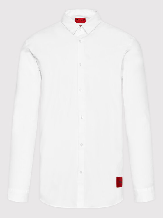 HUGO Hugo Cămașă Ero3-W 50475687 Alb Extra Slim Fit