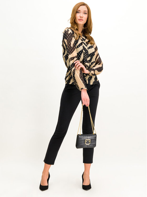 Blusa Elvira 11141619 Beige Regular Fit