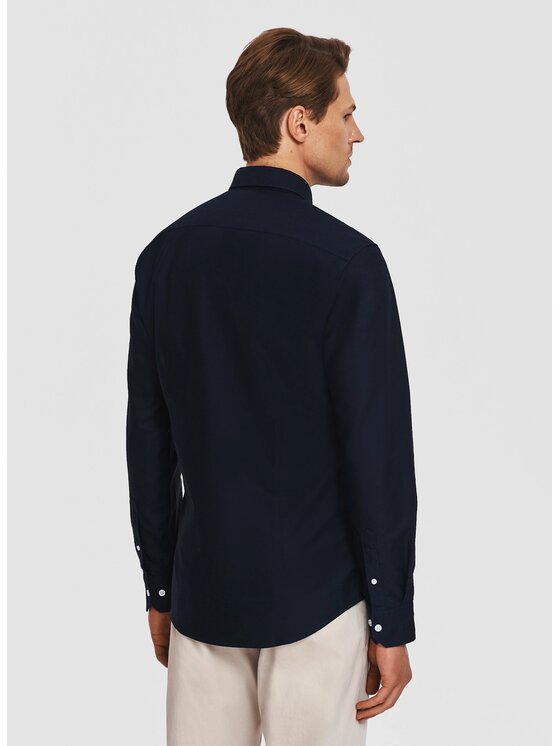 Pako Lorente Pako Lorente Koszula P26SN-1X-020 Granatowy Slim Fit