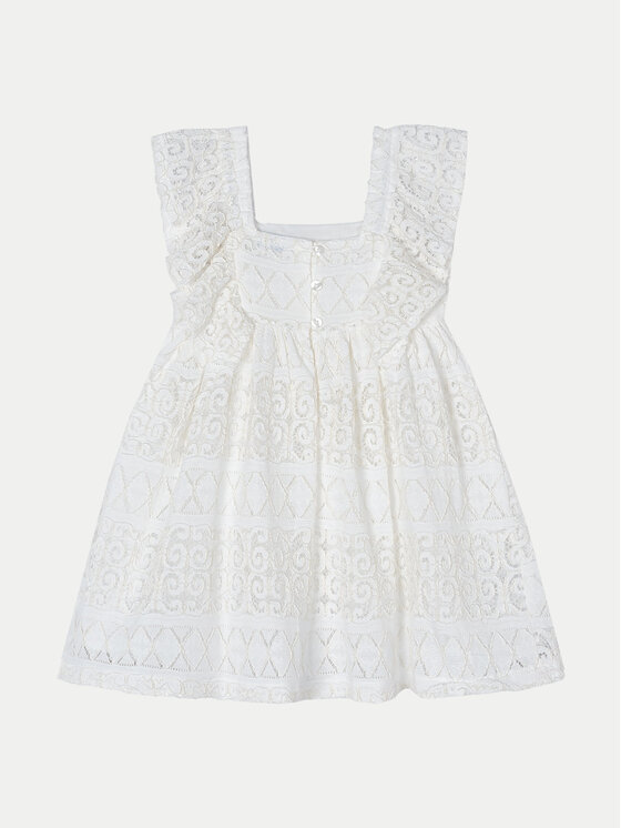 Mayoral Mayoral Rochie de vară 3924 Écru Regular Fit