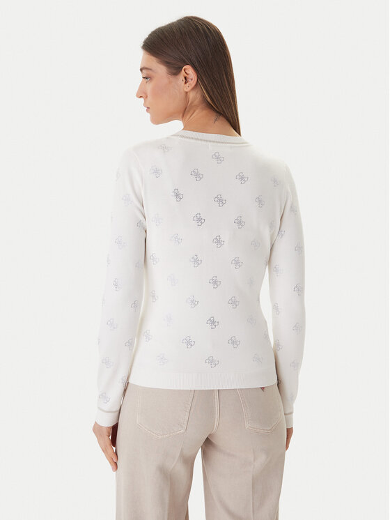 Guess Guess Cardigan W6GR18 Z0605 Bianco Regular Fit