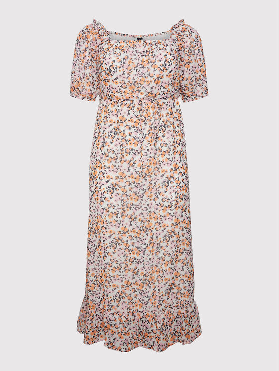 Vero Moda Curve Rochie de vară Daniella 10263978 Colorat Regular Fit