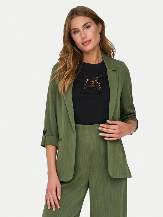 ONLY ONLY Zakó Marsa 15308084 Zöld Loose Fit