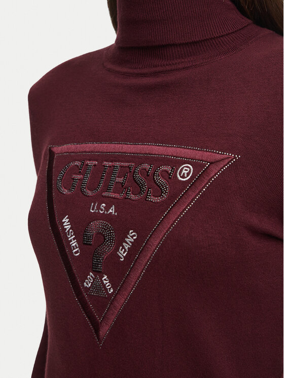 Guess Guess Гольф W6BR54 Z1455 Бордовий Regular Fit