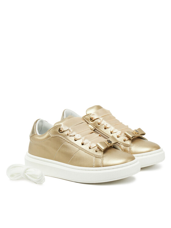 Calvin Klein Jeans Calvin Klein Jeans Laisvalaikio batai Low Cut Lace-Up Sneaker V4A9-83046-1322 M Auksinė