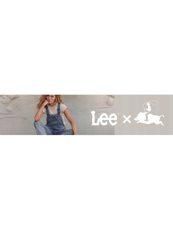 Lee Lee Jeansy Scarlett High Niebieski Skinny Fit