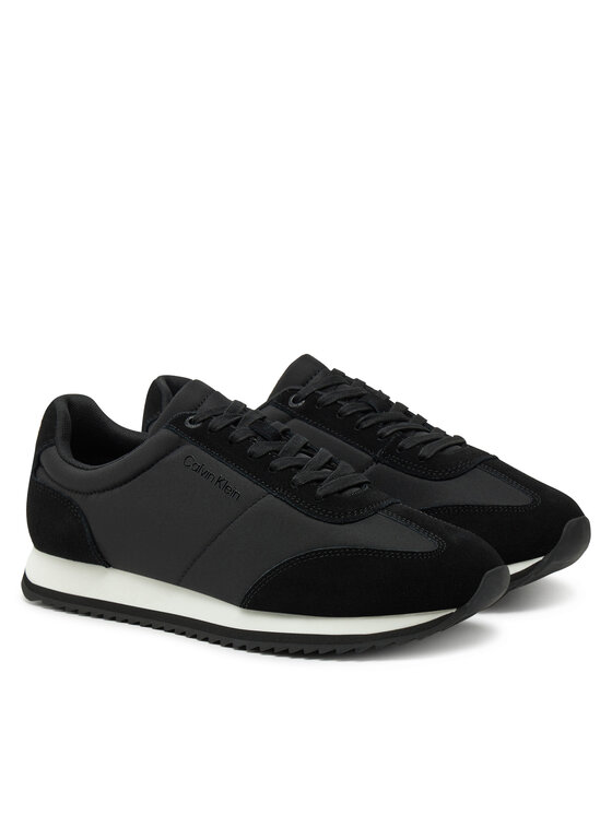 Calvin Klein Calvin Klein Laisvalaikio batai Low Top Lace Up Mix HM0HM01667 Juoda
