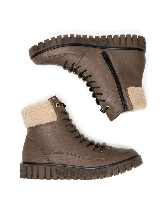 Rieker Rieker Schnürschuhe Y3465-24 Beige