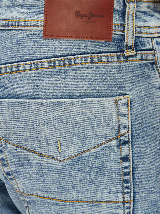 Pepe Jeans Pepe Jeans Blugi Stanley PM207390 Albastru Slim Fit