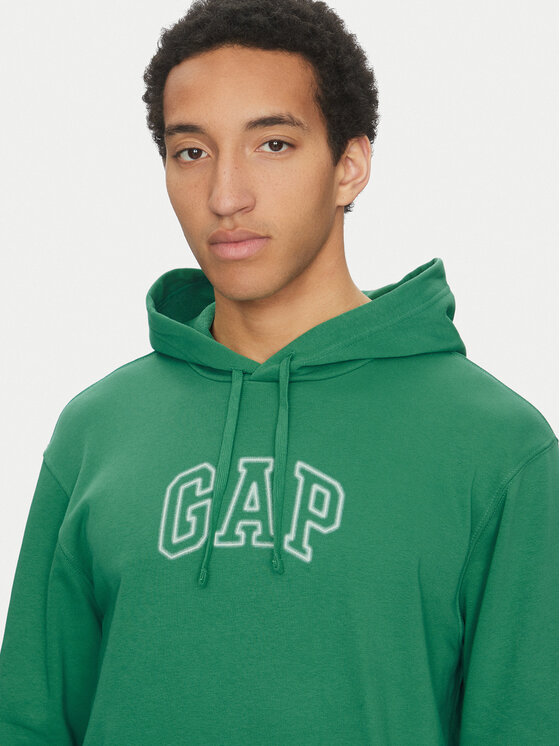 Gap Gap Bluza 708409-01 Zielony Regular Fit