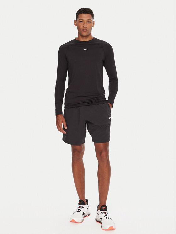 Reebok Reebok Спортни шорти RK25181CCM Черен Regular Fit