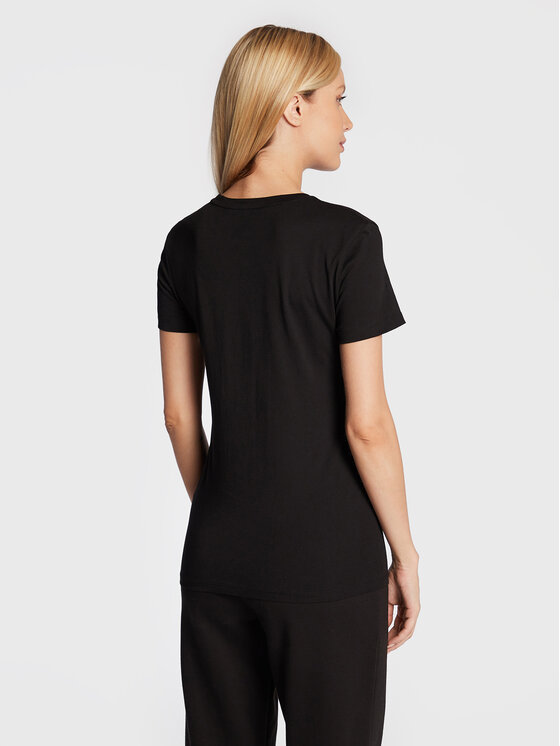 Puma Puma T-Shirt Essentials+ Metallic Logo 848303 Μαύρο Regular Fit