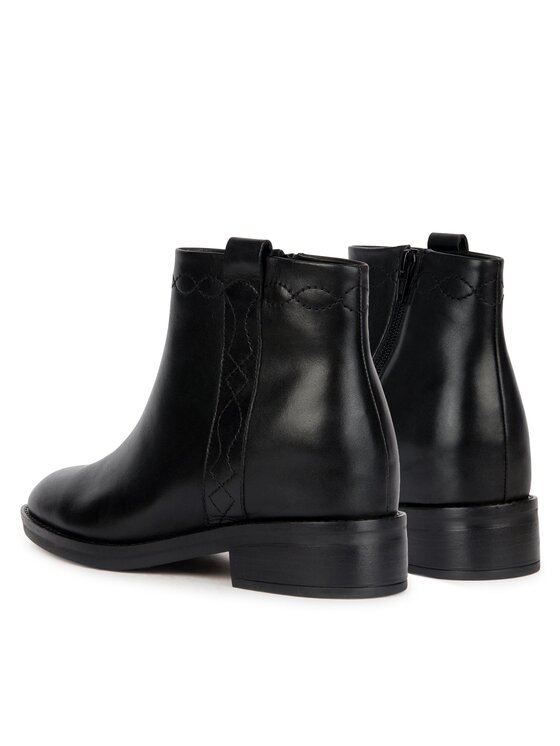 Geox Geox Polokozačky D Larysse D36TXB 00043 C9999 Černá