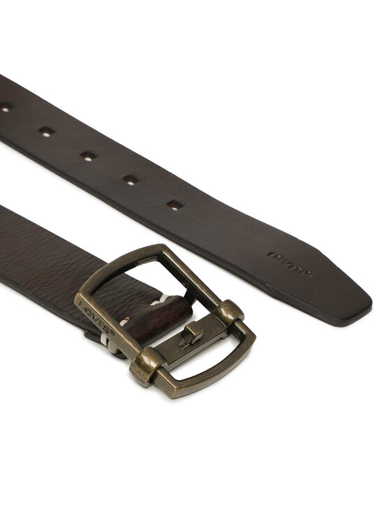 Cintura da uomo D7601-0002-28 Marrone