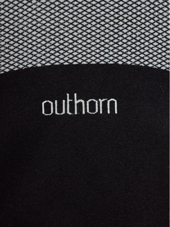 Outhorn Outhorn Bielizna termoaktywna górna OTHAW23USEAF097 Czarny Regular Fit