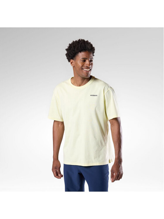 Rossignol Rossignol T-Shirt M Graphic Waterfall Tee Żółty jasny Relaxed Fit