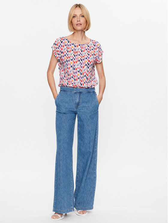 Seidensticker Seidensticker Bluza 60.134951 Rdeča Regular Fit