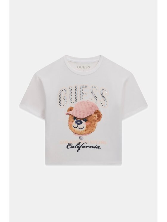 Guess Kids Guess Kids Tank top 184848 Bílá Classic Fit
