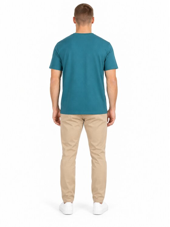 4F 4F T-Shirt 4FWAW26TTSHM3578-46S Πράσινο Regular Fit