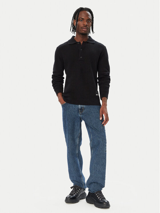Karl Lagerfeld Jeans Karl Lagerfeld Jeans Poloshirt B4M18065 Schwarz Regular Fit