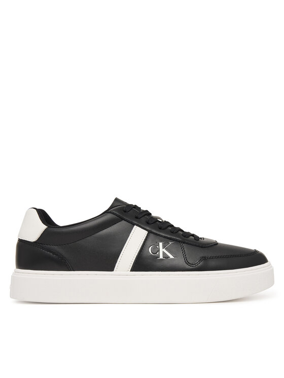 Calvin Klein Calvin Klein Sneakers Classic Cups Lace Lth Emb Tongue HM0HM02237 Negru