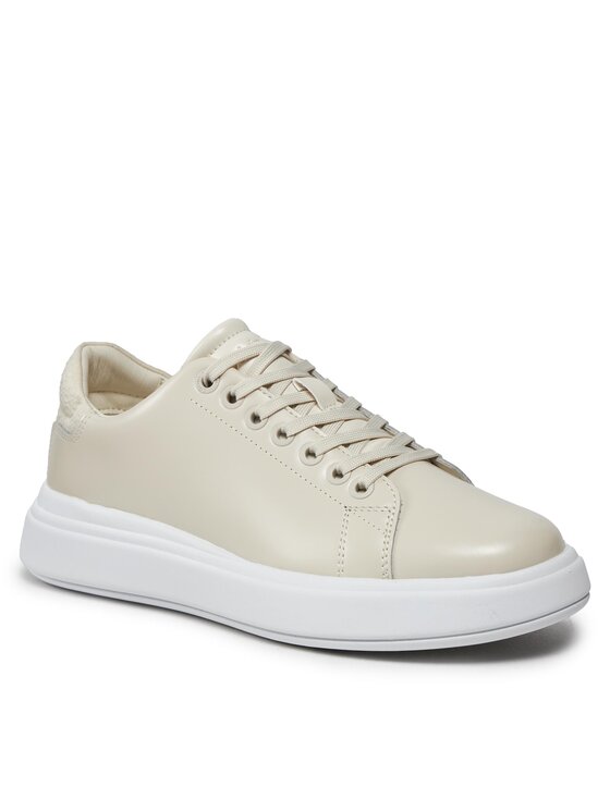 Calvin Klein Calvin Klein Snīkeri Raised Cup Lace Up Nano Mono Bt HW0HW01878 Bēšs