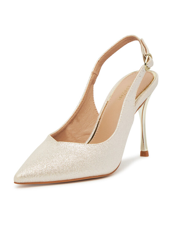 DeeZee DeeZee Pantofi cu toc subțire GAO-088 Auriu