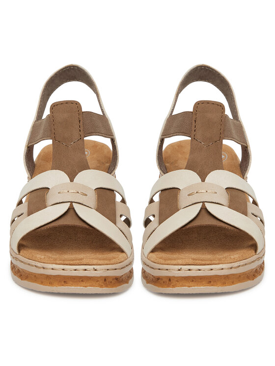 Rieker Rieker Sandali 62918-62 Bela