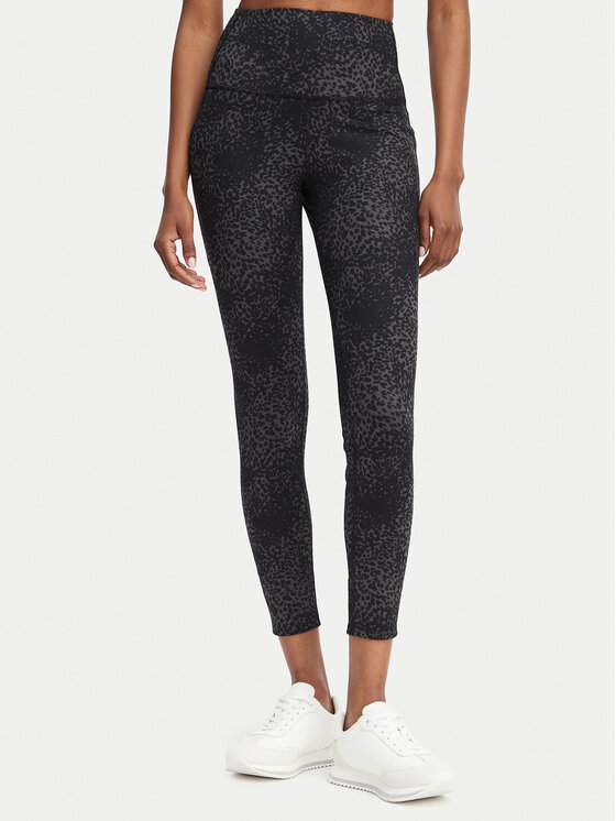 Calvin Klein Performance Colanți LVGWS6L642 Negru Slim Fit