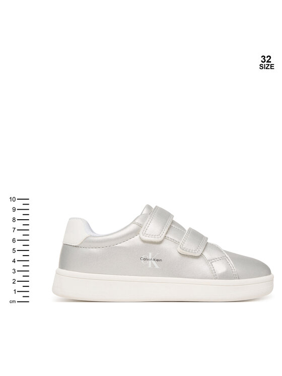 Calvin Klein Calvin Klein Sneakers Low Cut Velcro V1A9-83205-0376 S Argento