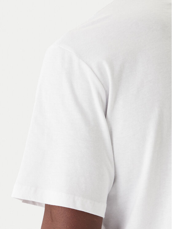 Jack & Jones Jack & Jones Marškinėliai Holiday Cartoon 12287550 Balta Relaxed Fit