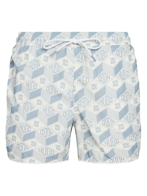 HUGO HUGO Pantaloni scurți pentru înot Rik 50533795 Albastru celest Regular Fit