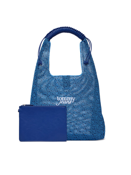 Tommy Jeans Tommy Jeans Torbica Tjw Summer Crochet Hobo AW0AW18778 Plava